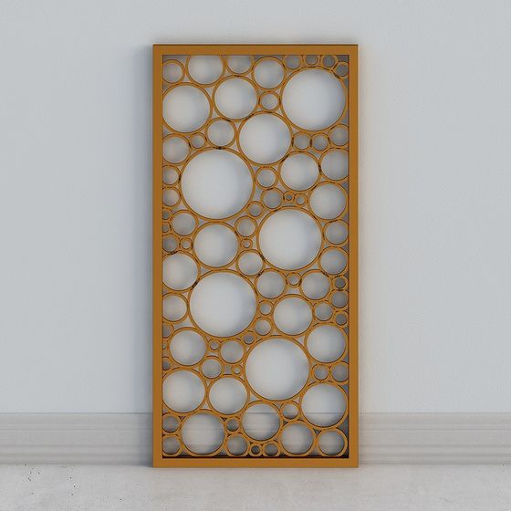 Sophisticated Low-Polygon Artistic Screen 3D model