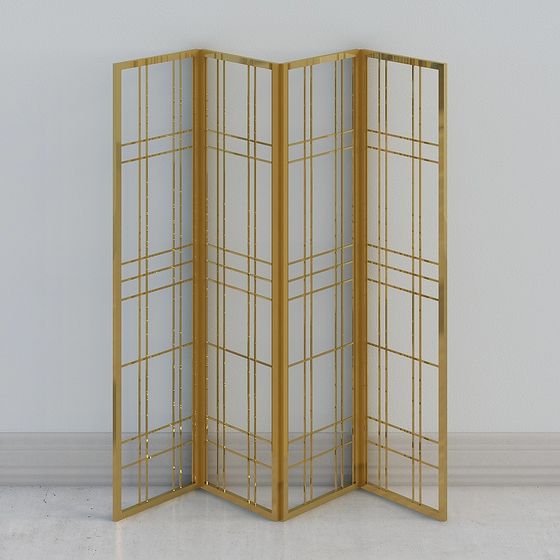 Elegant Low-Polygon 3D Screen Model