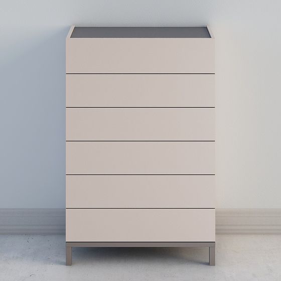 Urban Window Drawer Cabinet 3D model