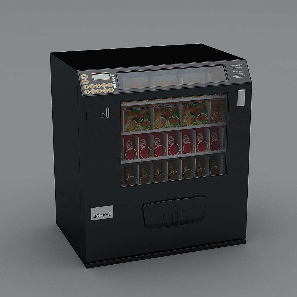 Realistic Vending Machine 3D model