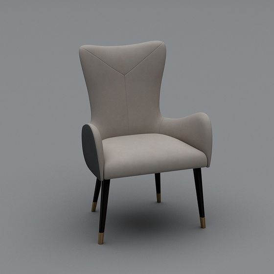 Elegant Sofa Chair 3D Model