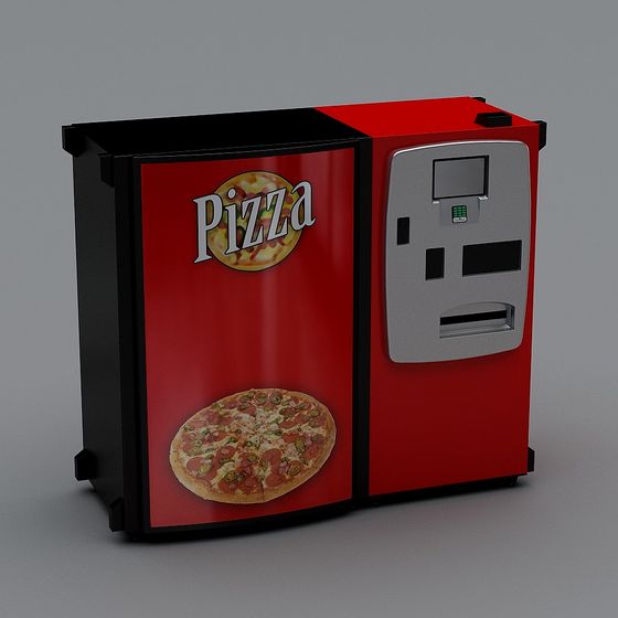 Pizza Vending Machine 3D model
