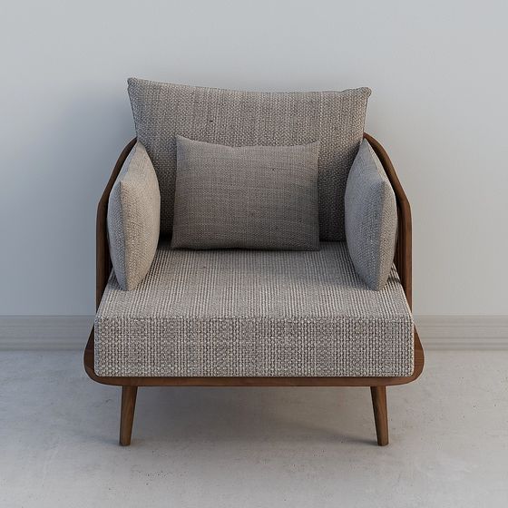 Sofá individual de brecha de conocimiento