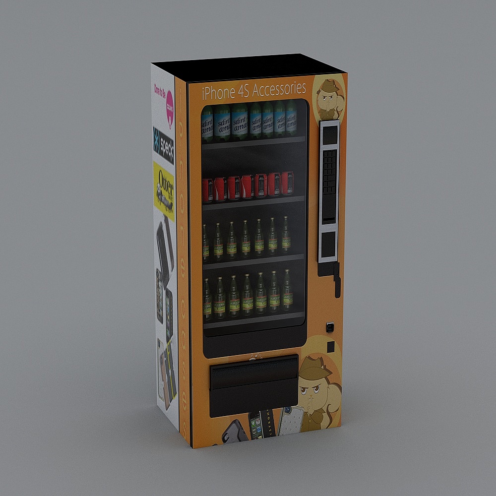 Whimsical Vending Machine 3D model