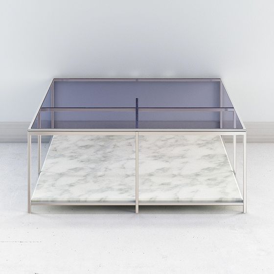 Stylish Minimalist Side Table 3D model