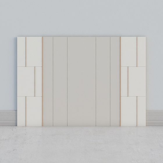 Contemporary Modular Wall Panel 3D model