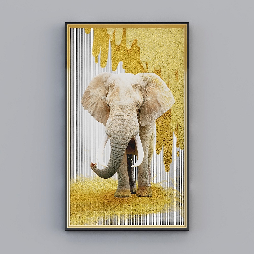 Glorious Fine Paintings - Modern Minimalist-gf-20329 - Animal Pattern Decorative Paintings