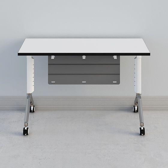 Modern Minimalist Mobile Desk 3D model