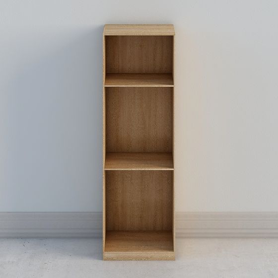 Modern Minimalist Bookshelf 3D model