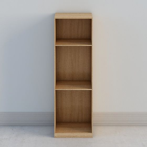 Minimalist Bookshelf 3D model