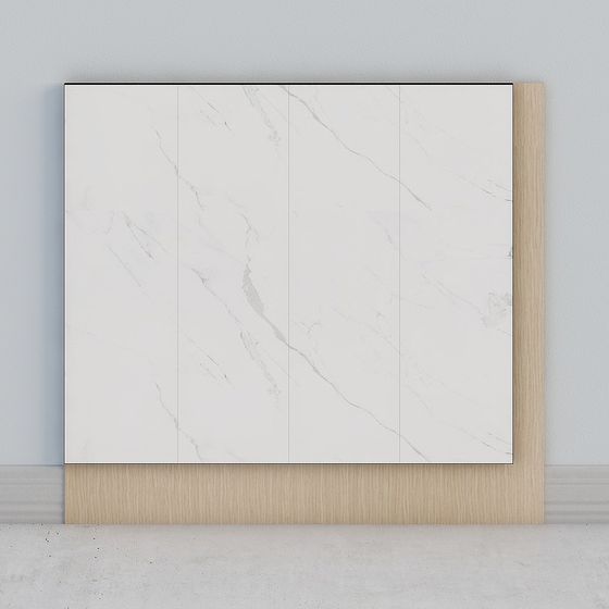 Marble Screen 3D model for Elegant Interiors