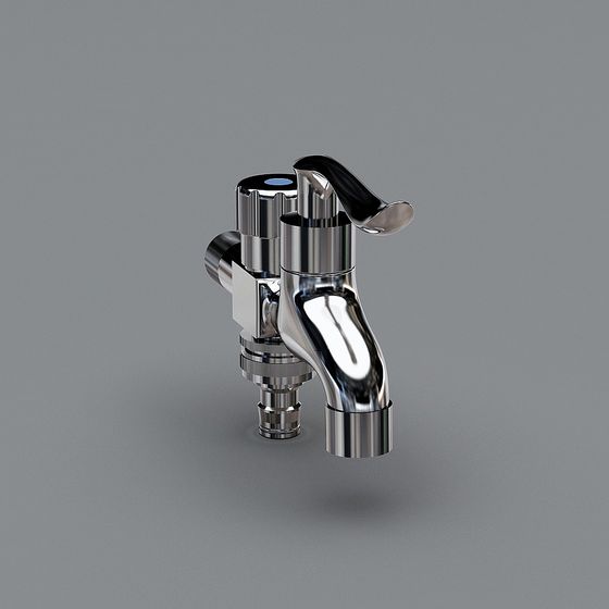 Elegant Modern Tap 3D model