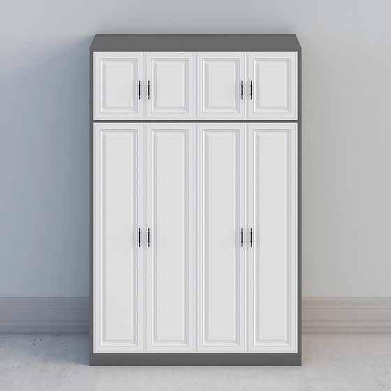 Minimalist Storage Cabinet 3D model