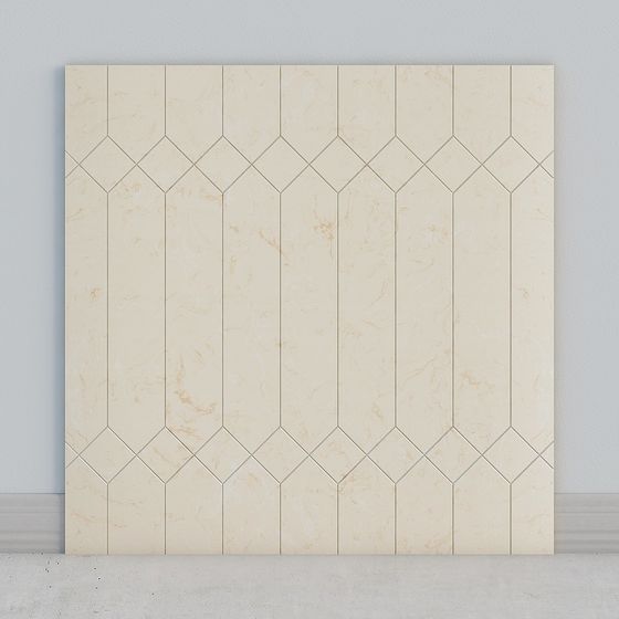 Elegant Marble Panel 3D model for Modern Design