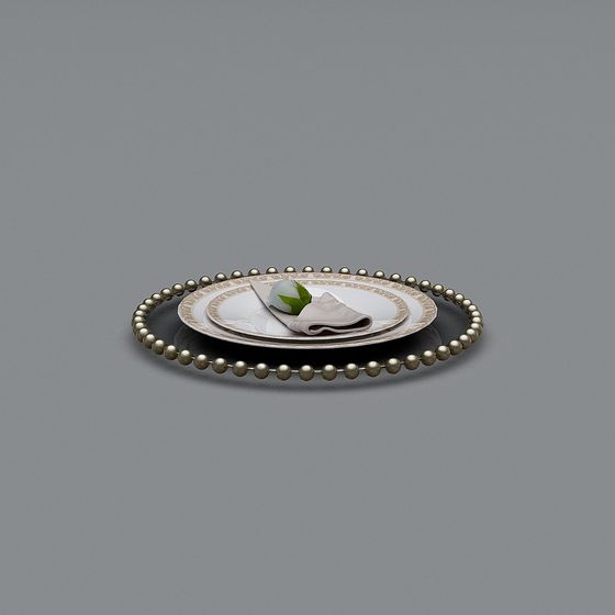 Vintage Plate 3D Model