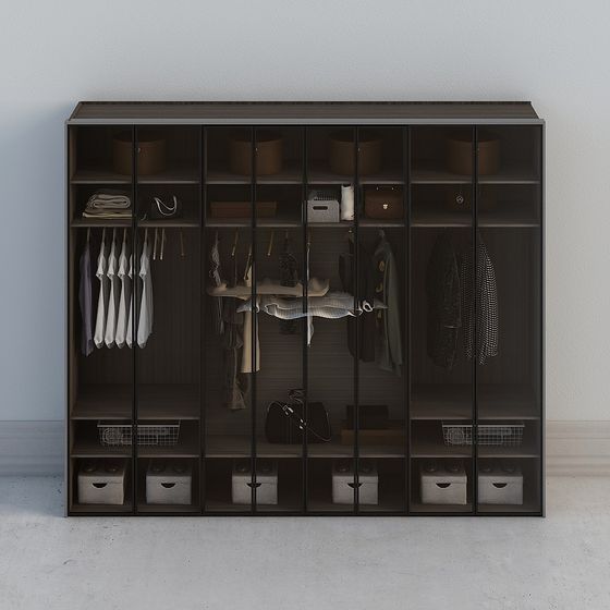 Urban Closet 3D model - Modern Minimalist Design