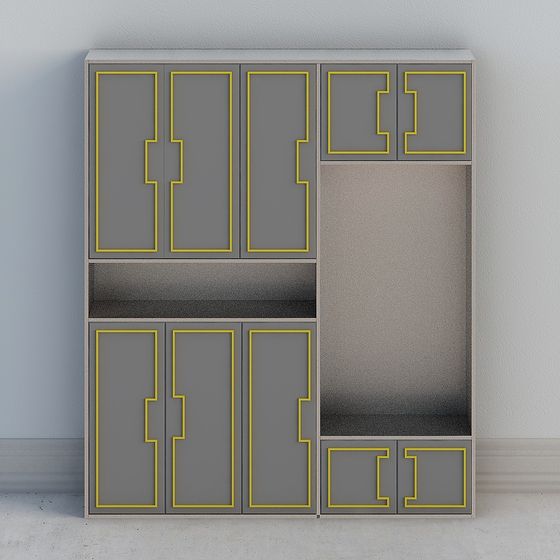 Urban Storage Cabinet 3D Model