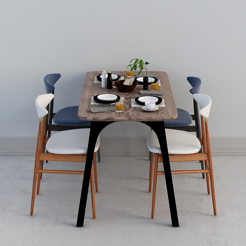 Table and chairs