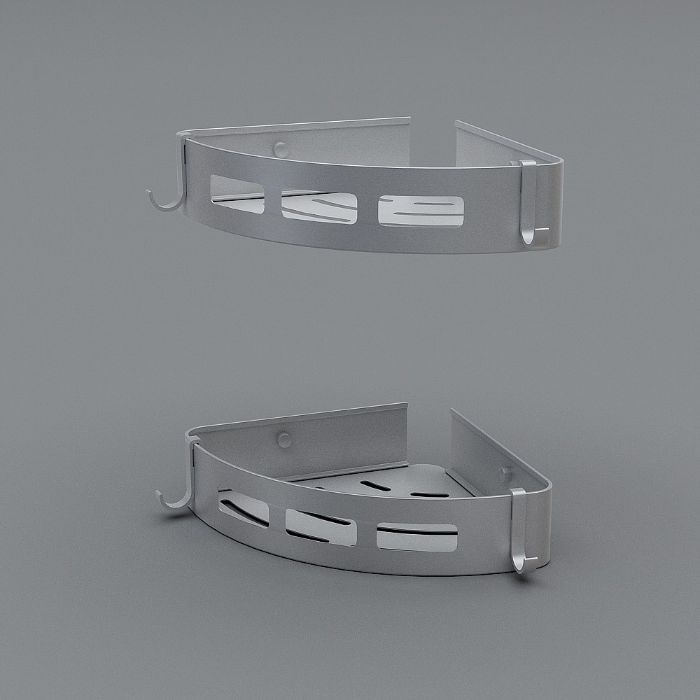 Étagère de salle de bain 3298-1 + kit d'installation sans clou