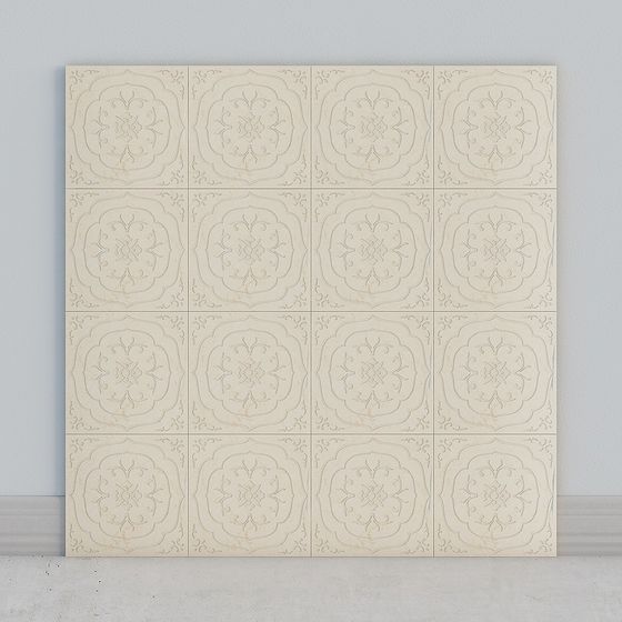 Vintage Tiles 3D model with Elegant Patterns