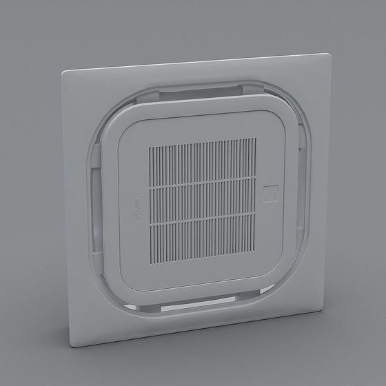 Contemporary Vent 3D model for Interior Spaces