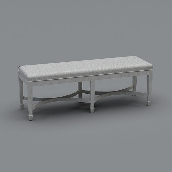 Elegant Bench 3D model