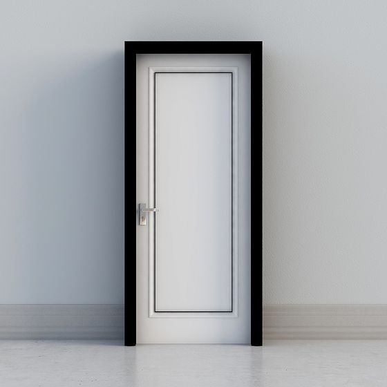 Minimalist Door 3D model