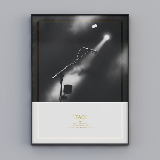 Stage Microphone 3D model for Creative Projects