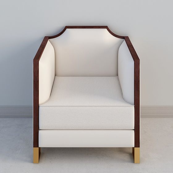 Elegant Armchair 3D model