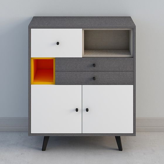 Urban Corner Cabinet 3D model