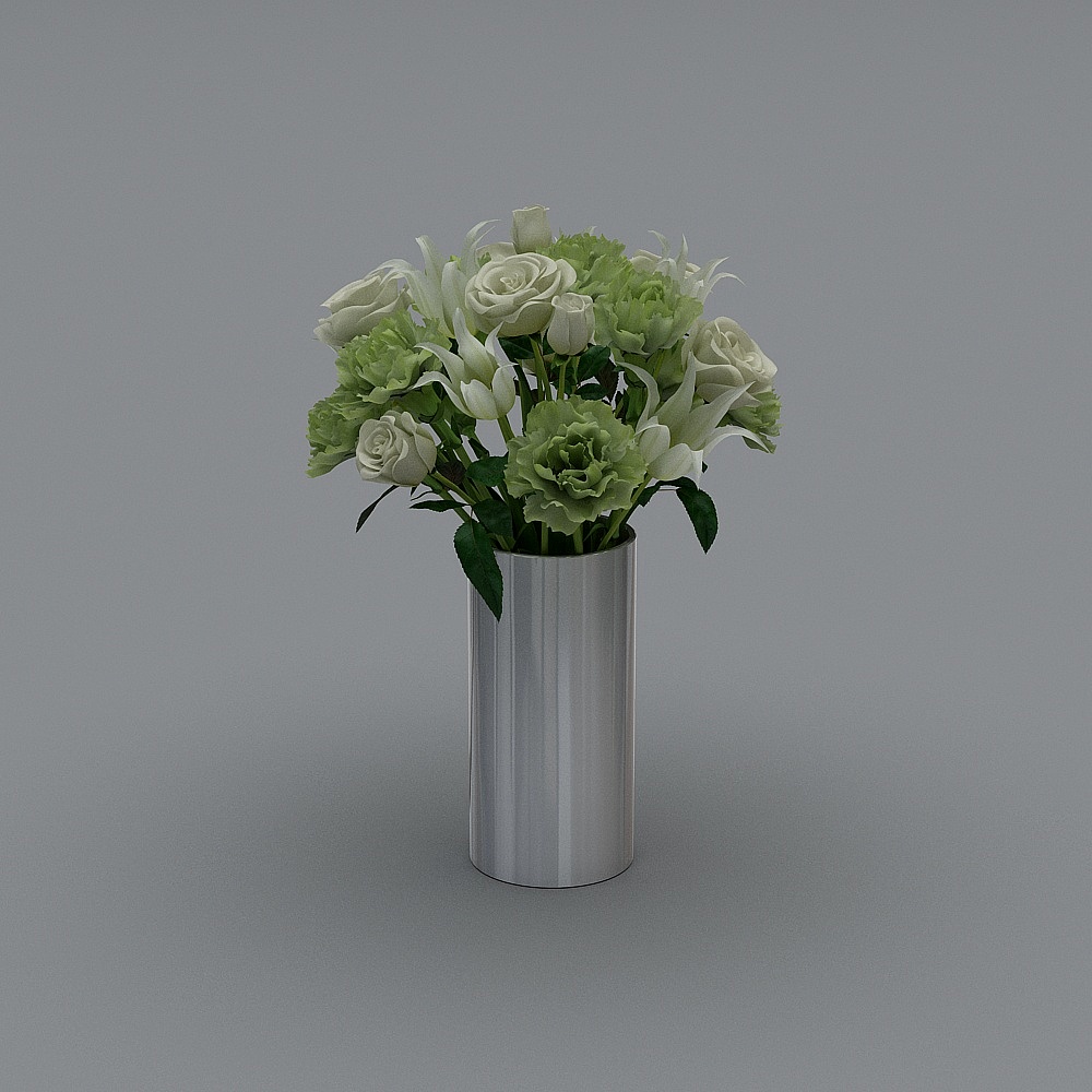 Oya-Spring Ballet-white vase-2