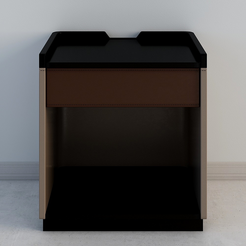 Modern Nightstands,Black
