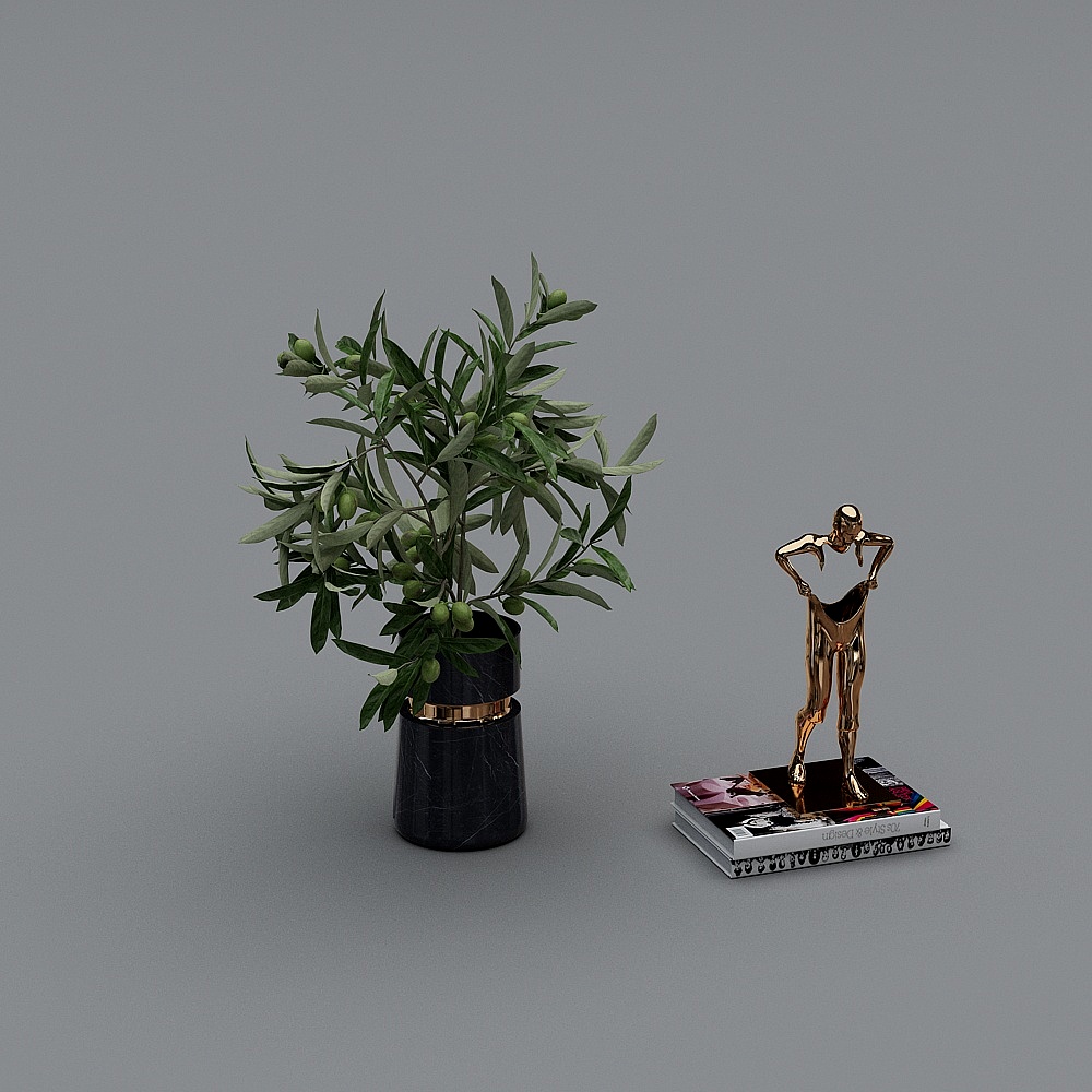Urban Greenery 3D model for Modern Design