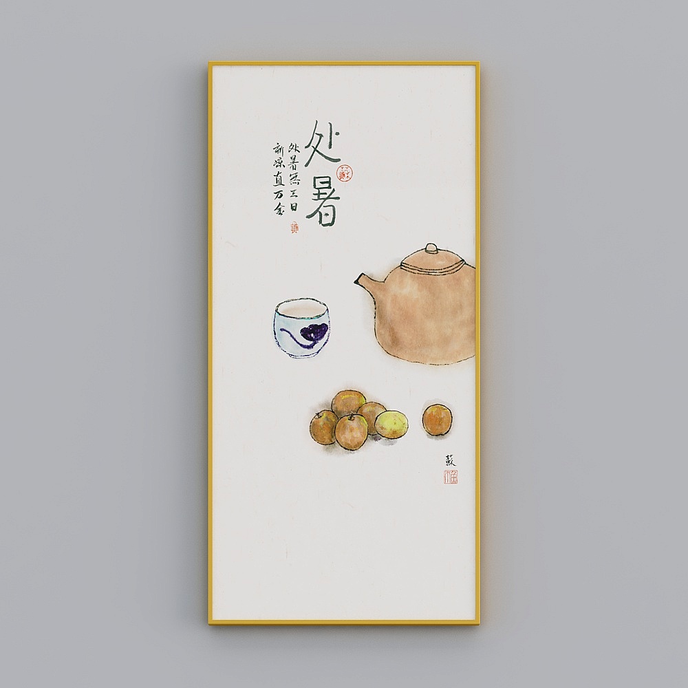 Glorious Fine Painting - New Chinese-L-21130 - Landscape Decorative Painting