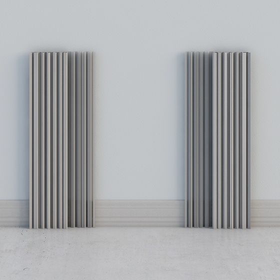 Stripe Screen 3D model for Modern Aesthetics