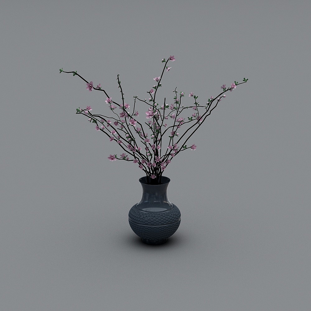 Oya - Quiet Nights - blue vase-1