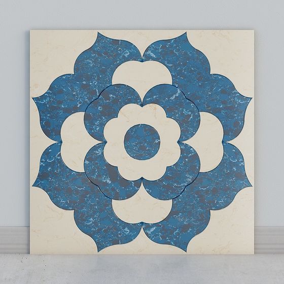 Blue Marble Petal 3D model