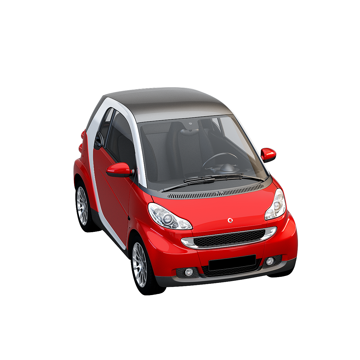 Charming Low-Poly Red Car 3D Model – Vibrant Design