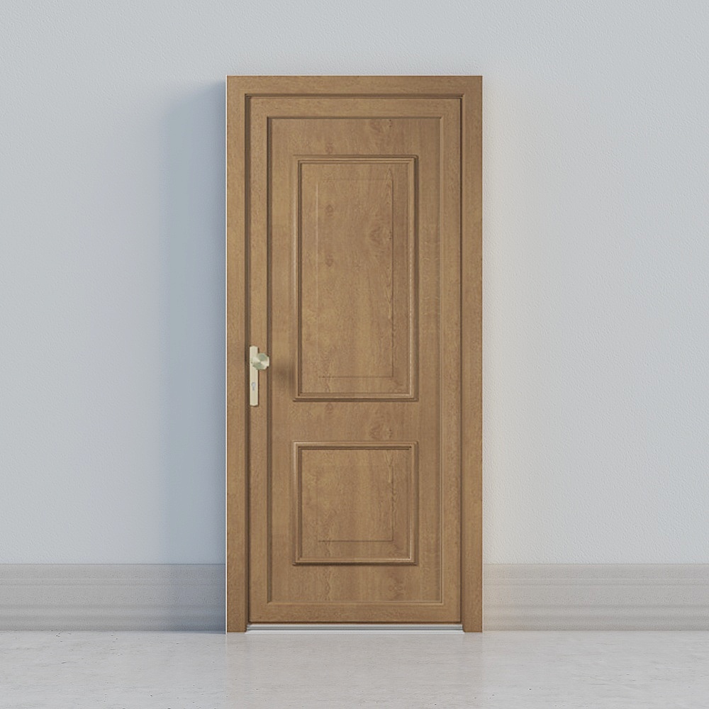 modern wooden door