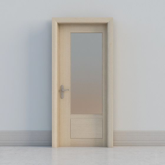 Minimalist High-Detail 3D Model Door