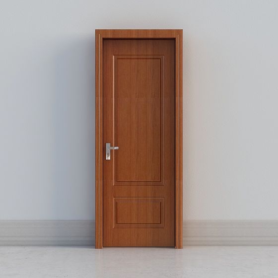Puerta clásica de madera