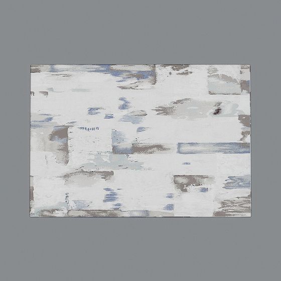 Abstract Canvas 3D model in Low Poly Style