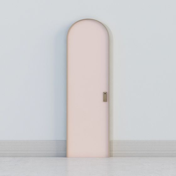 Elegant Arched Door 3D model