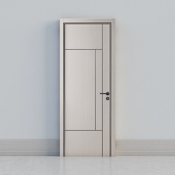 Minimalist Door 3D model