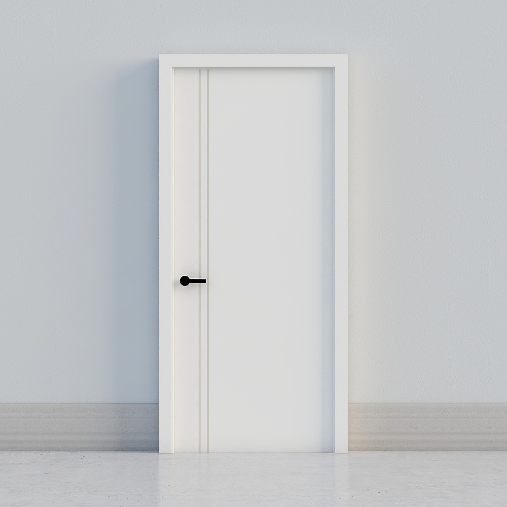 Puerta Blanca Moderna