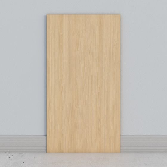 Elegant Low-Polygon 3D Door Panel Design