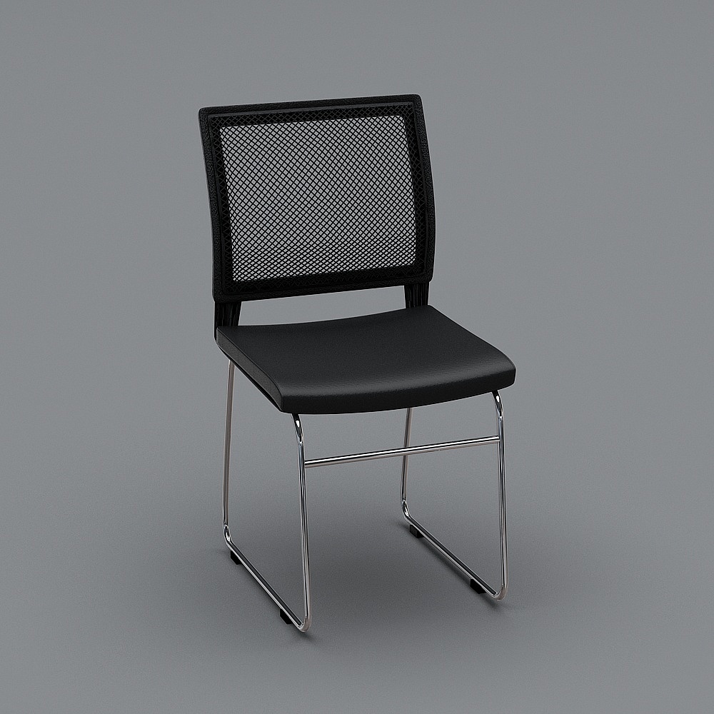 Modern Minimalist 3D Chair Model for Interior Design