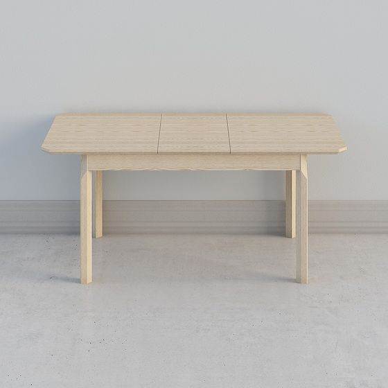 Stylish Extendable Dining Table 3D model