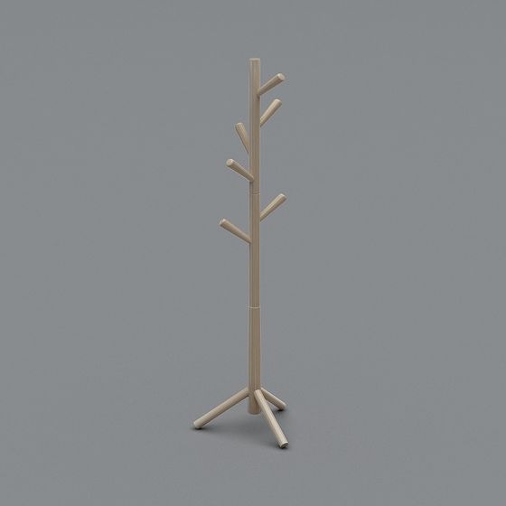 3D Model of Coat Rack Tree Branch