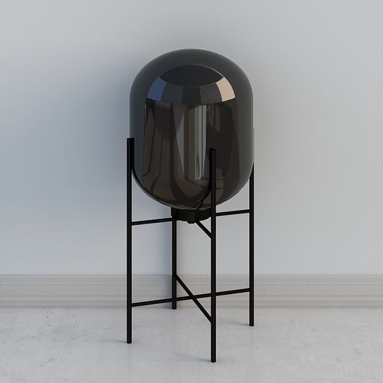 Futuristic Light Low-Poly 3D model